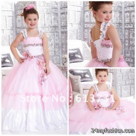 Little girls ball gowns