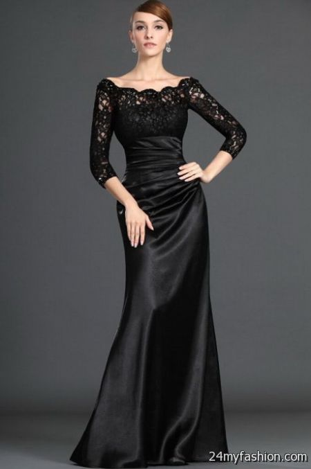 Long formal dresses with sleeves