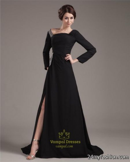 Long formal dresses with sleeves