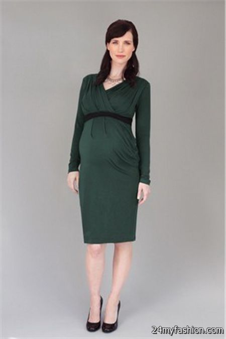 Long sleeve maternity dress review