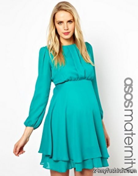 Long sleeve maternity dress review
