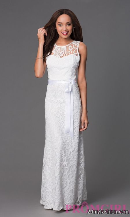 Long white dresses for graduation review