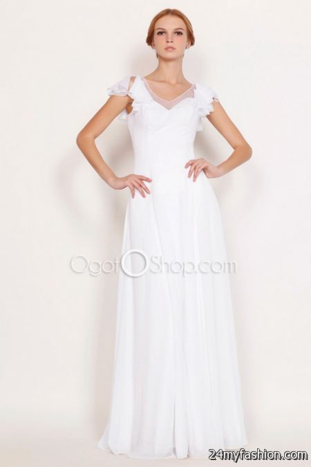 Long white dresses for graduation review