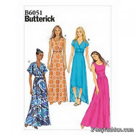 Maxi dress sewing patterns review
