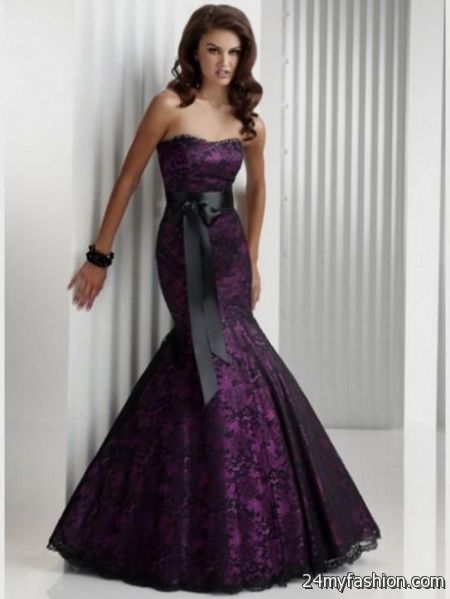 Mermaid style evening gowns
