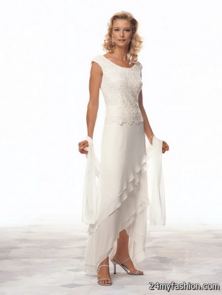 Mother of the bride beach wedding dress review