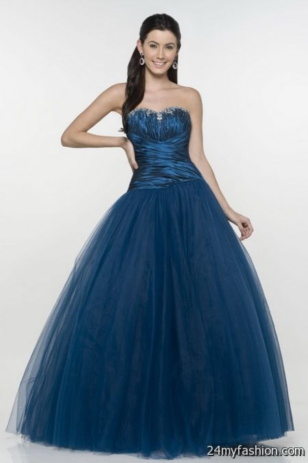 Navy ball gowns review