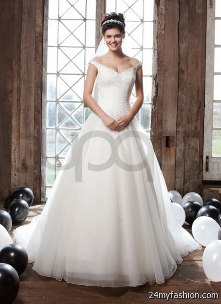 Off shoulder wedding gowns review