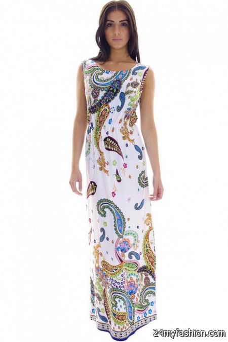 Paisley print maxi dresses review