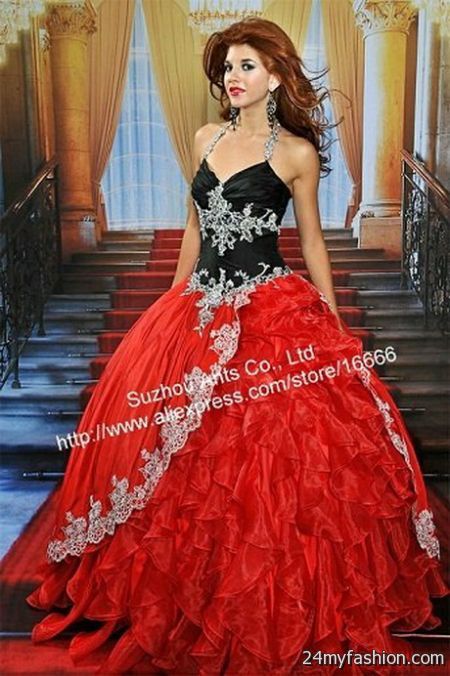 Red and white prom dresses review