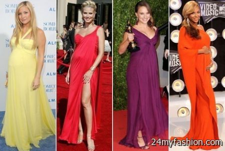 Red carpet maternity dresses review