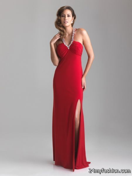 Red fitted dresses review