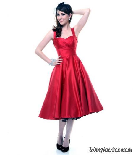 Retro red dress review