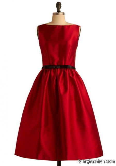 Retro red dress review