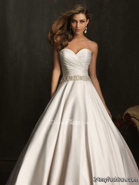 Satin wedding gowns review