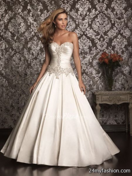 Satin wedding gowns review
