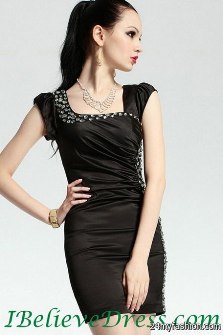 Short evening dresses with sleeves
