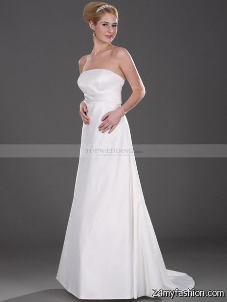 Simple elegant wedding gowns