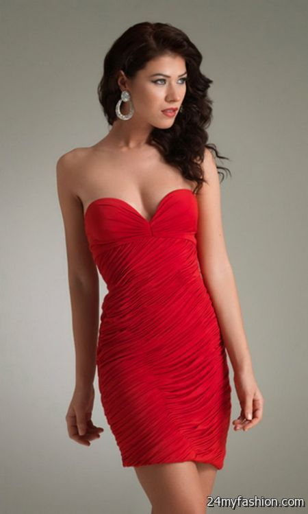 Strapless red dresses review