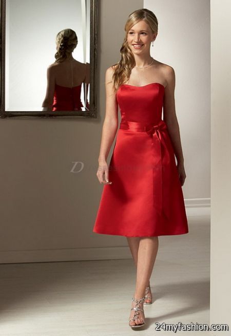 Strapless red dresses review