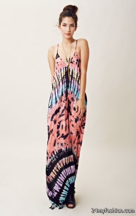 Tie dyed maxi dresses review