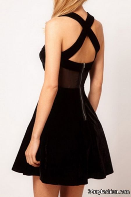 Velvet black dress review