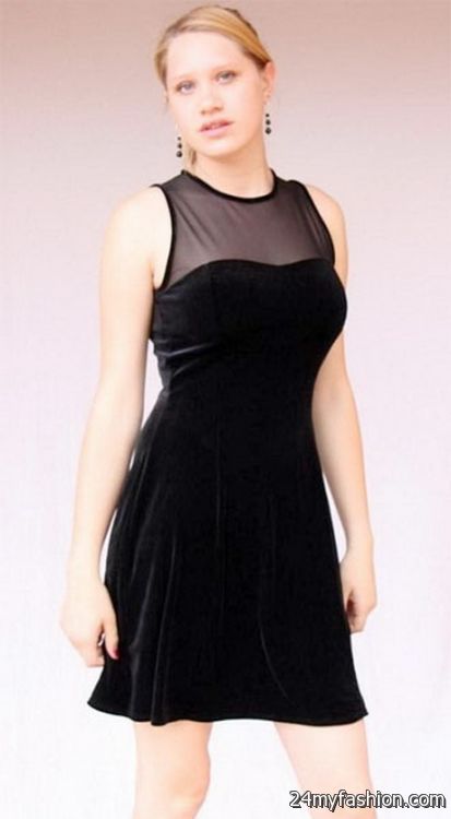 Velvet black dress review