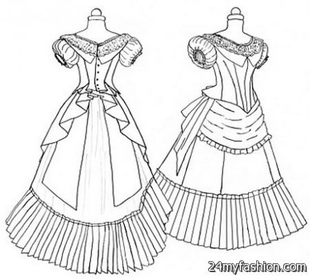 Victorian ball gowns patterns review