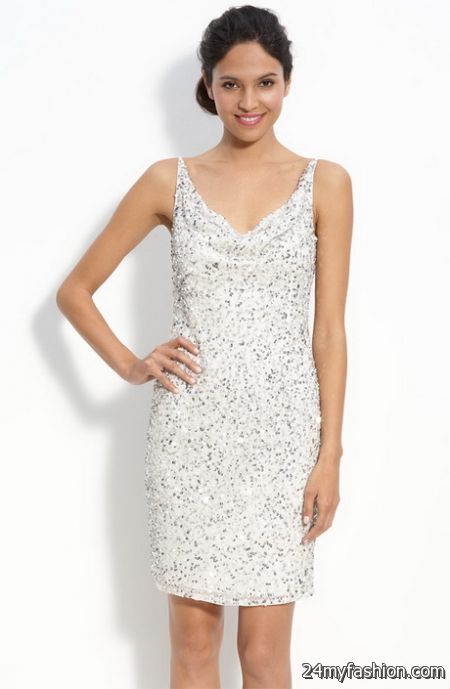 White beaded dress review