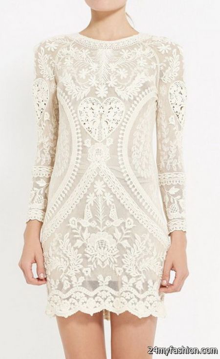 White beaded dress review