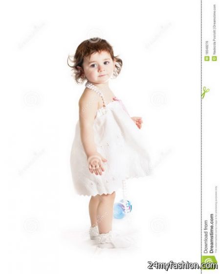 White dresses for baby girls