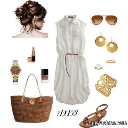 White dresses polyvore review
