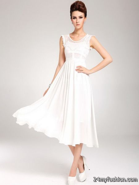 White spring dress review