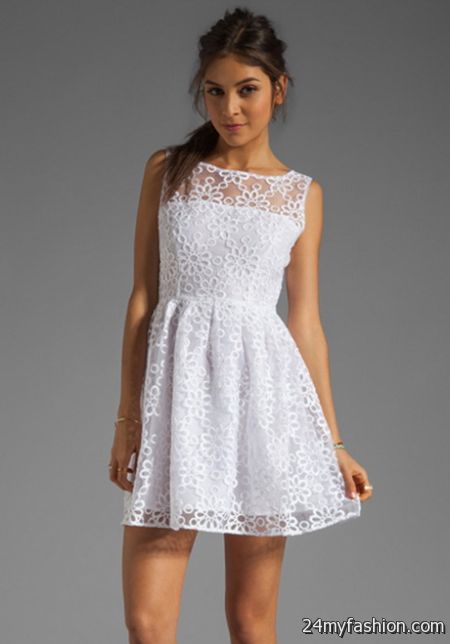 White spring dress review