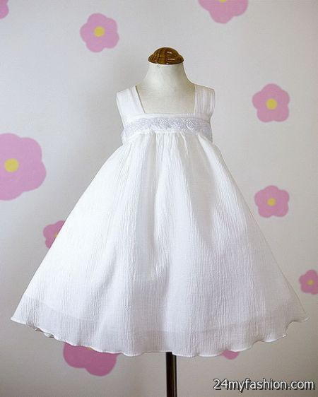 White summer dresses for girls