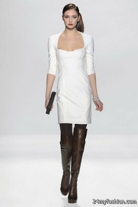 White winter dress review