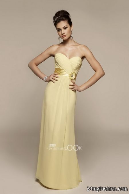 Yellow bridesmaid dress review