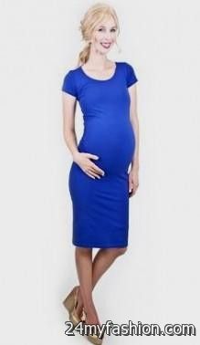 baby blue maternity dress review