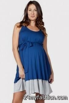 baby blue maternity dress review