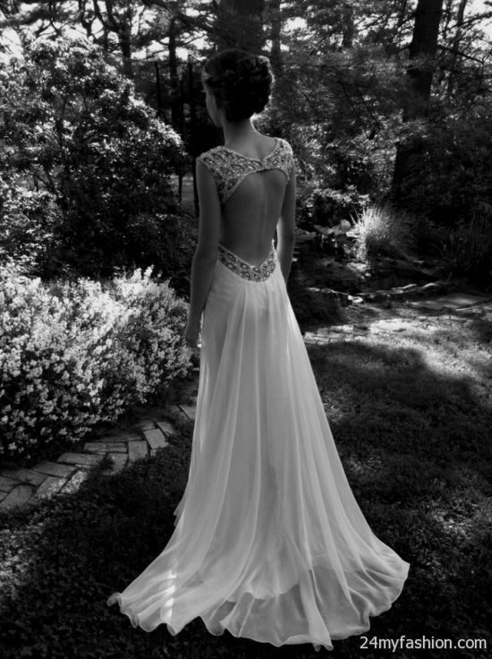 backless chiffon wedding dresses review