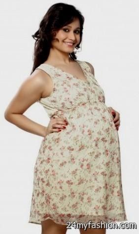 beige maternity dress review