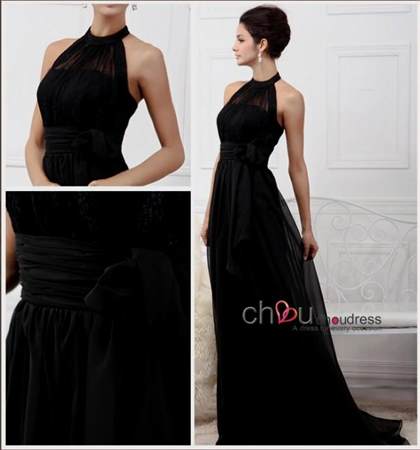 black backless cocktail dress