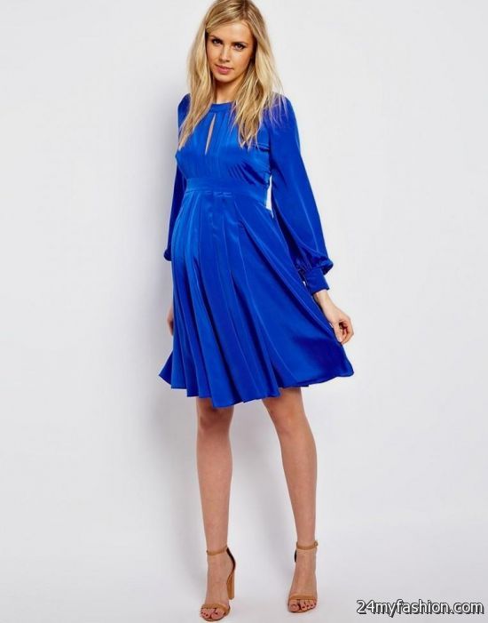 blue maternity dress for baby shower review