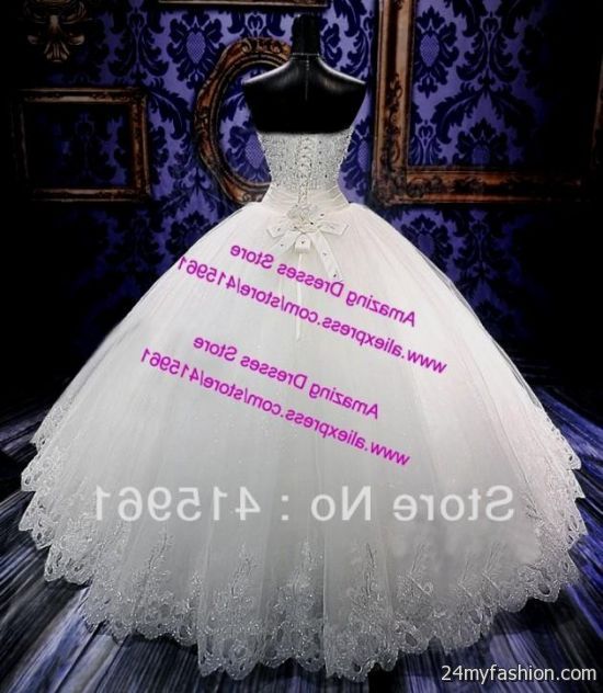 corset back ball gown wedding dress review