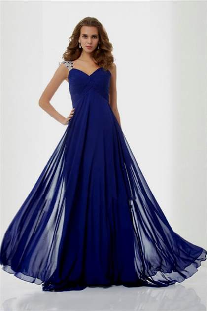 dark blue princess prom dresses