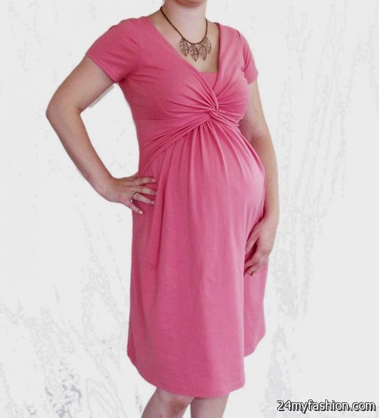 hot pink maternity dresses