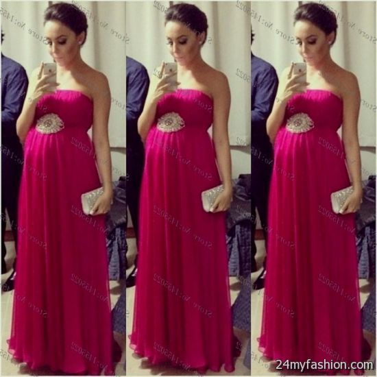 hot pink maternity dresses
