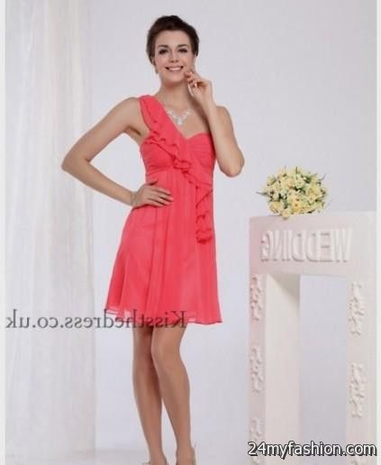 hot pink short chiffon dress review