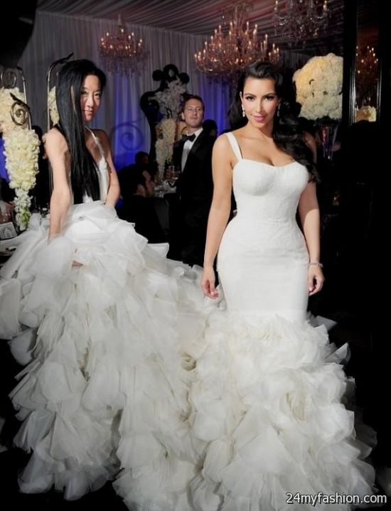 kim kardashian wedding dress 3
