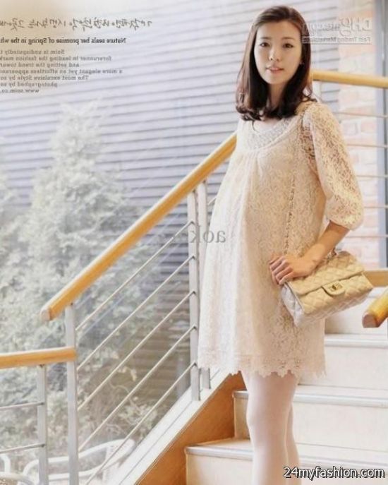 lace maternity maxi dress